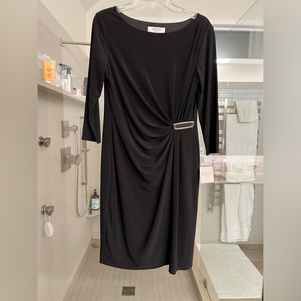 Womans Kasper black dress size 8